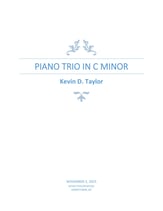 Piano Trio in C Minor P.O.D cover